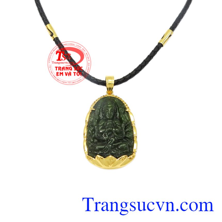 Bộ mặt dây phật tuổi Tý bọc vàng, Bộ trang sức vàng nam Bộ mặt dây phật tuổi Tý bọc vàng, Bộ trang sức vàng nam