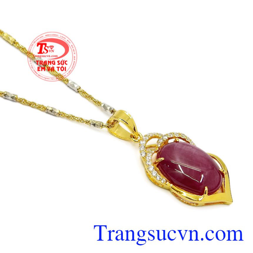 Bộ mặt dây Ruby trang nhã, Trang sức bộ Bộ mặt dây Ruby trang nhã, Trang sức bộ