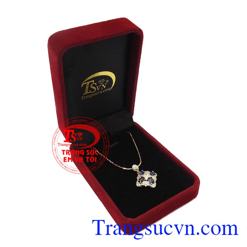 Bộ mặt dây Sapphire vàng 14k,Trang sức bộ,Trang sức nữ Bộ mặt dây Sapphire vàng 14k,Trang sức bộ,Trang sức nữ
