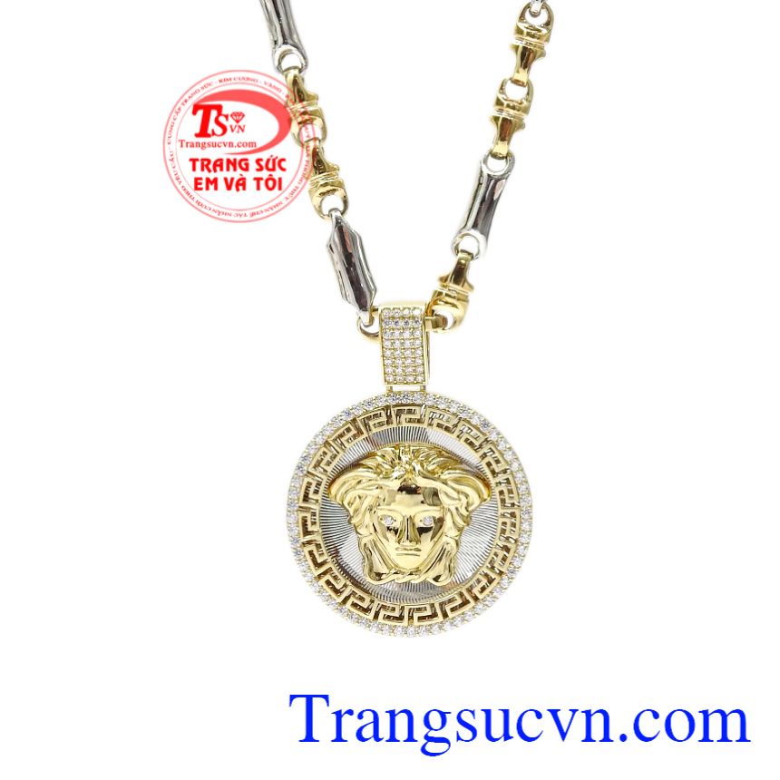 Bộ mặt dây versace thời thượng, Bộ trang sức vàng nam