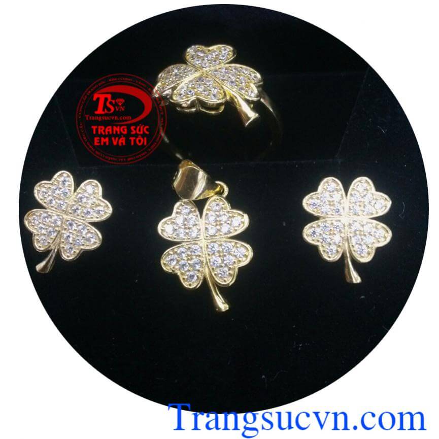 Bộ trang sức cổ bốn lá, Trang sức bộ Bộ trang sức cổ bốn lá, Trang sức bộ