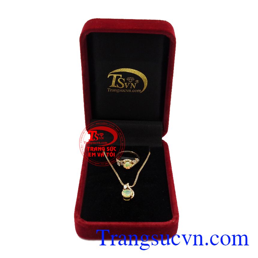 Bộ trang sức đá Opal,Trang sức bộ,Trang sức bộ Bộ trang sức đá Opal,Trang sức bộ,Trang sức bộ