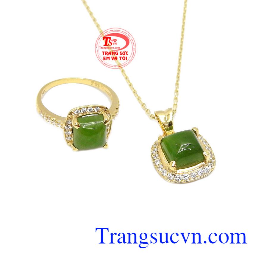 Bộ trang sức nepherite đẳng cấp, Trang sức bộ Bộ trang sức nepherite đẳng cấp, Trang sức bộ
