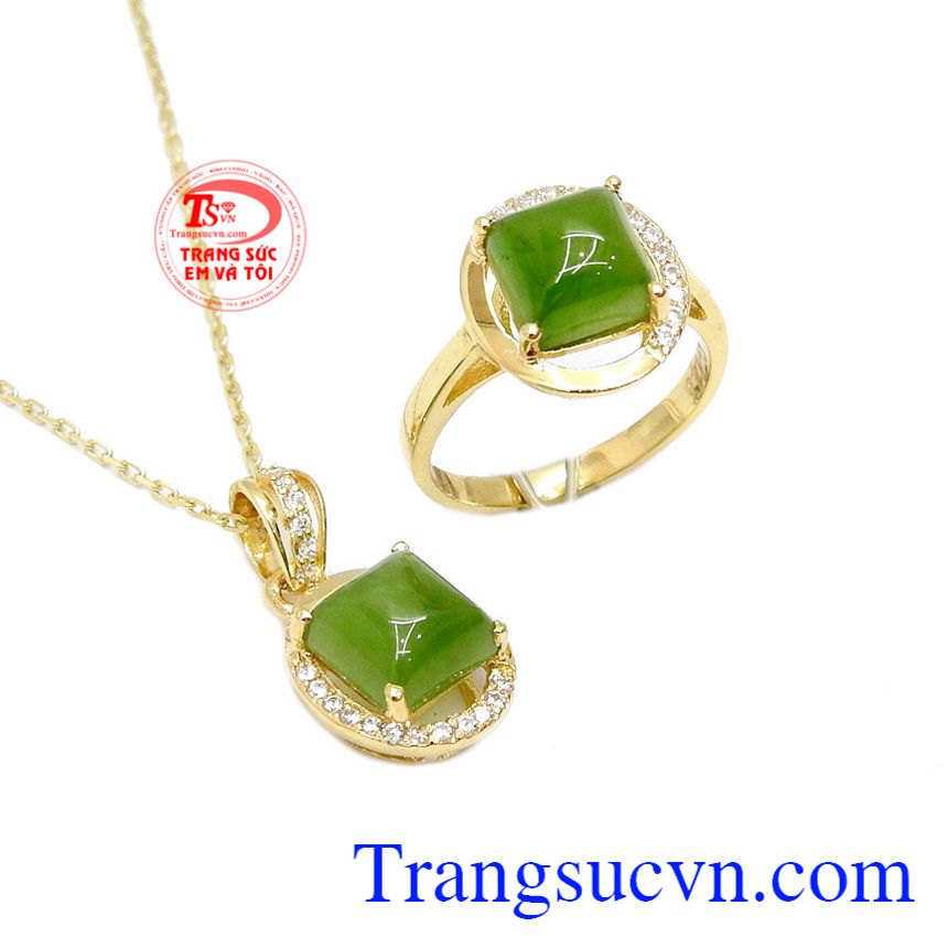 Bộ trang sức nepherite duyên dáng, Trang sức bộ Bộ trang sức nepherite duyên dáng, Trang sức bộ