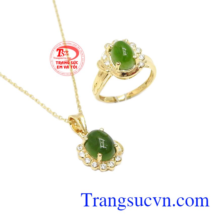 Bộ trang sức nepherite kiêu sa, Trang sức bộ Bộ trang sức nepherite kiêu sa, Trang sức bộ