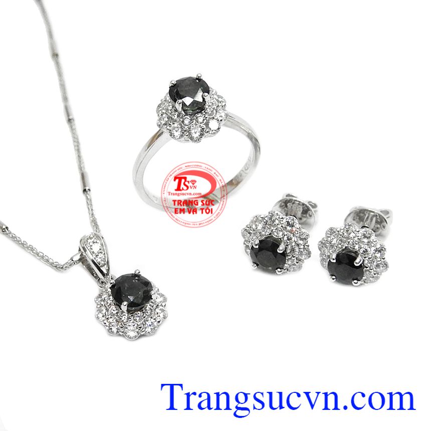 Bộ trang sức sapphire hưng vượng, Trang sức bộ Bộ trang sức sapphire hưng vượng, Trang sức bộ