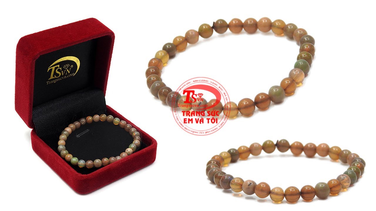 Chuỗi tay Opal may mắn Chuỗi tay Opal may mắn