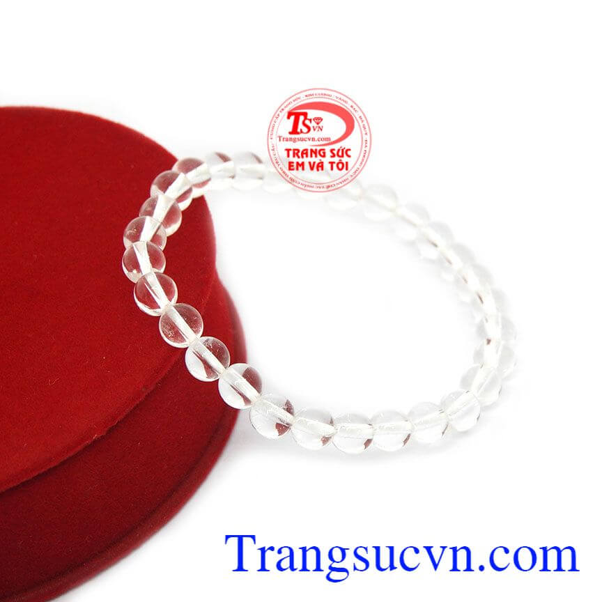 Chuỗi vòng tay thạch anh trong suốt Chuỗi vòng tay thạch anh trong suốt