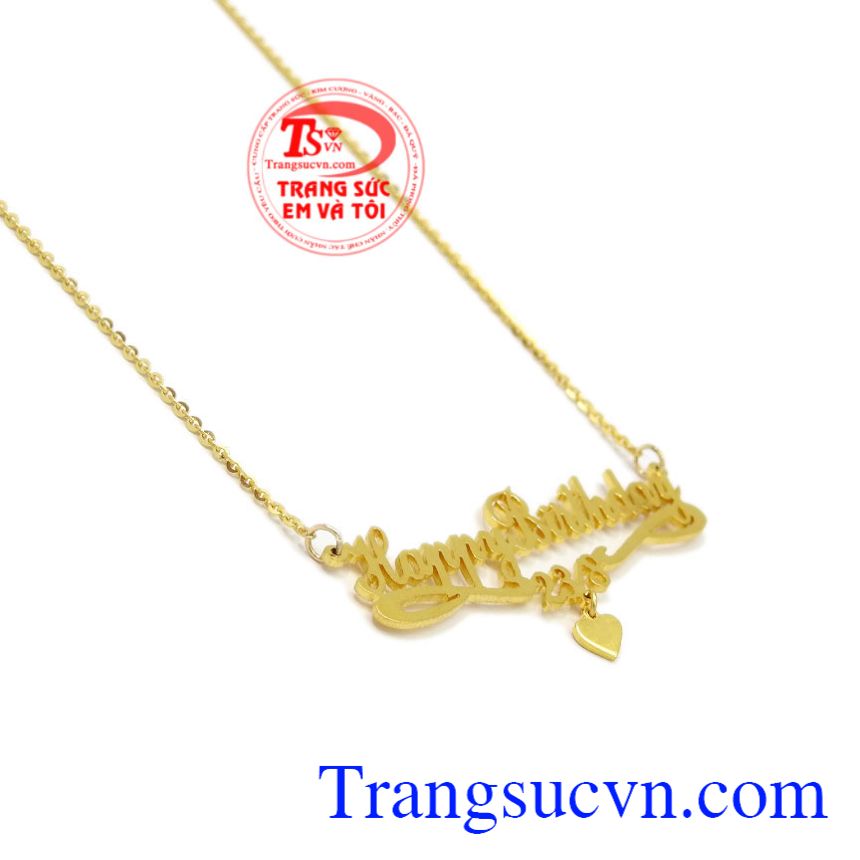 Dây chuyền Happy birthday, Dây chuyền chữ vàng Dây chuyền Happy birthday, Dây chuyền chữ vàng