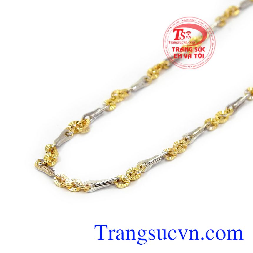 day chuyen italy 3 mau may man, Dây chuyền Italy 3 màu may mắn