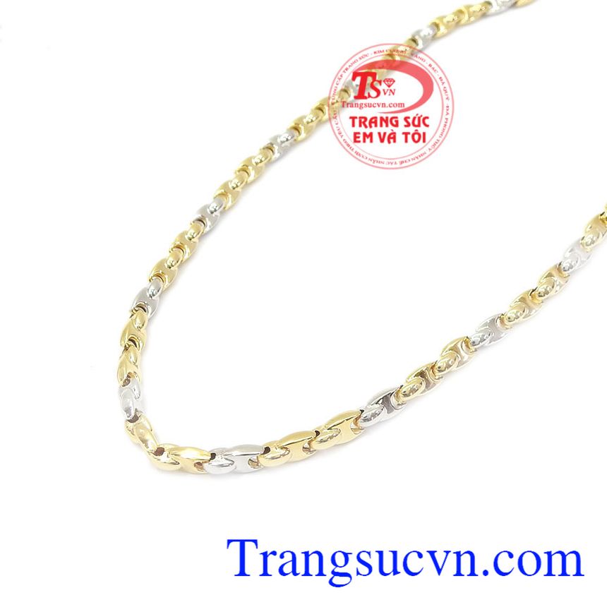 Dây chuyền nam nhập khẩu Italy, Dây chuyền nam vàng tây