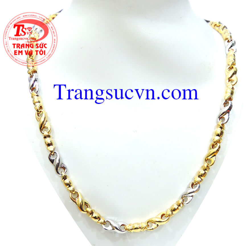 Dây chuyền nam vàng kiểu sáng, Dây chuyền nam vàng tây