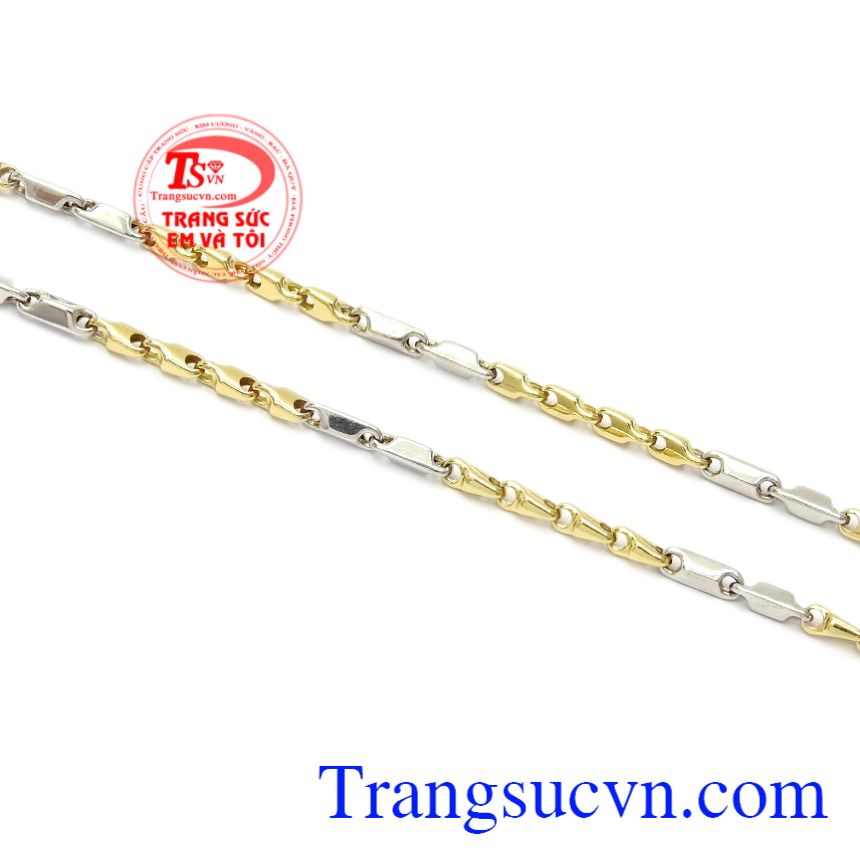 D&acirc;y chuyền nam v&agrave;ng lịch l&atilde;m, D&acirc;y v&agrave;ng &yacute; 18k nam