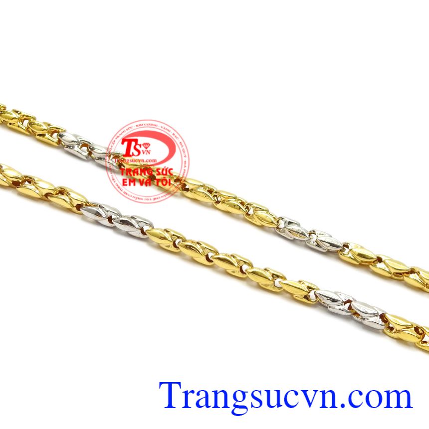 Dây chuyền nam vàng phát lộc, Dây chuyền nam vàng tây