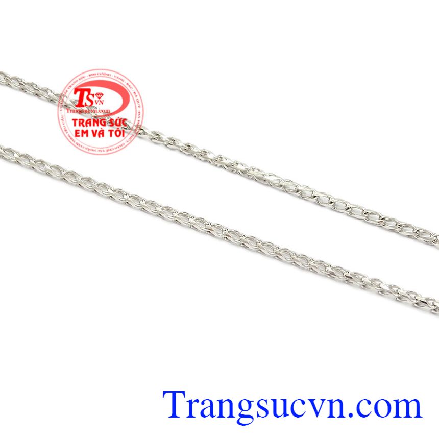 Dây chuyền nam vàng trắng đẹp, Dây chuyền nam Italy Dây chuyền nam vàng trắng đẹp, Dây chuyền nam Italy