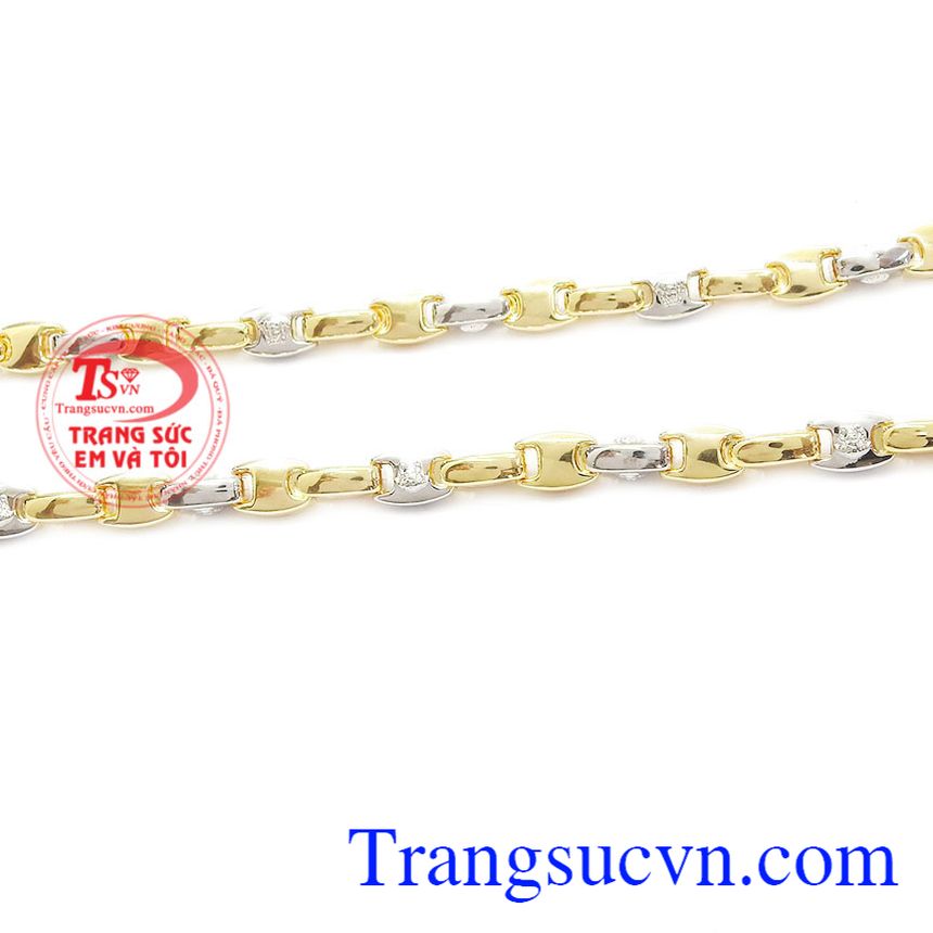 Dây chuyền nam Versace nhập khẩu, Dây Chuyền Nam Italy 10k, Dây chuyền vàng