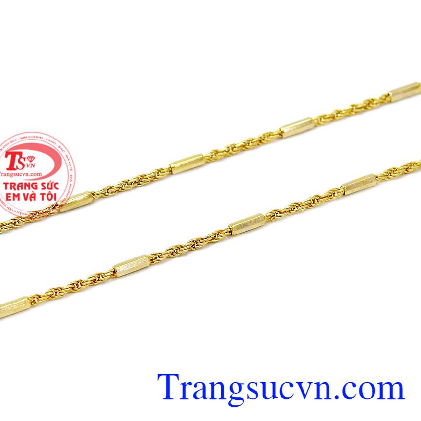 Dây chuyền nữ vàng đẹp, Dây Chuyền Nữ Italy 10k