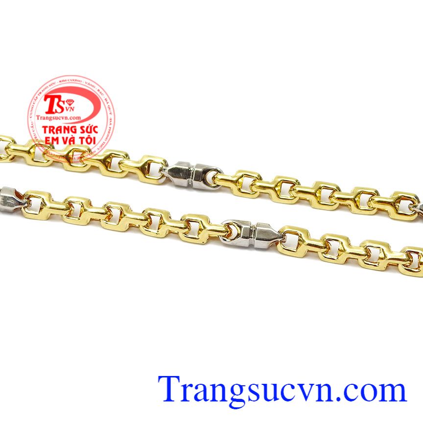 Dây chuyền vàng ấn tượng, Dây chuyền nam vàng tây