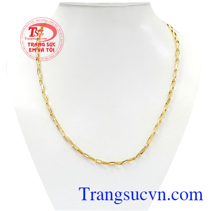Dây chuyền vàng mắt chữ nhật, Dây Chuyền Nam Vàng Tây