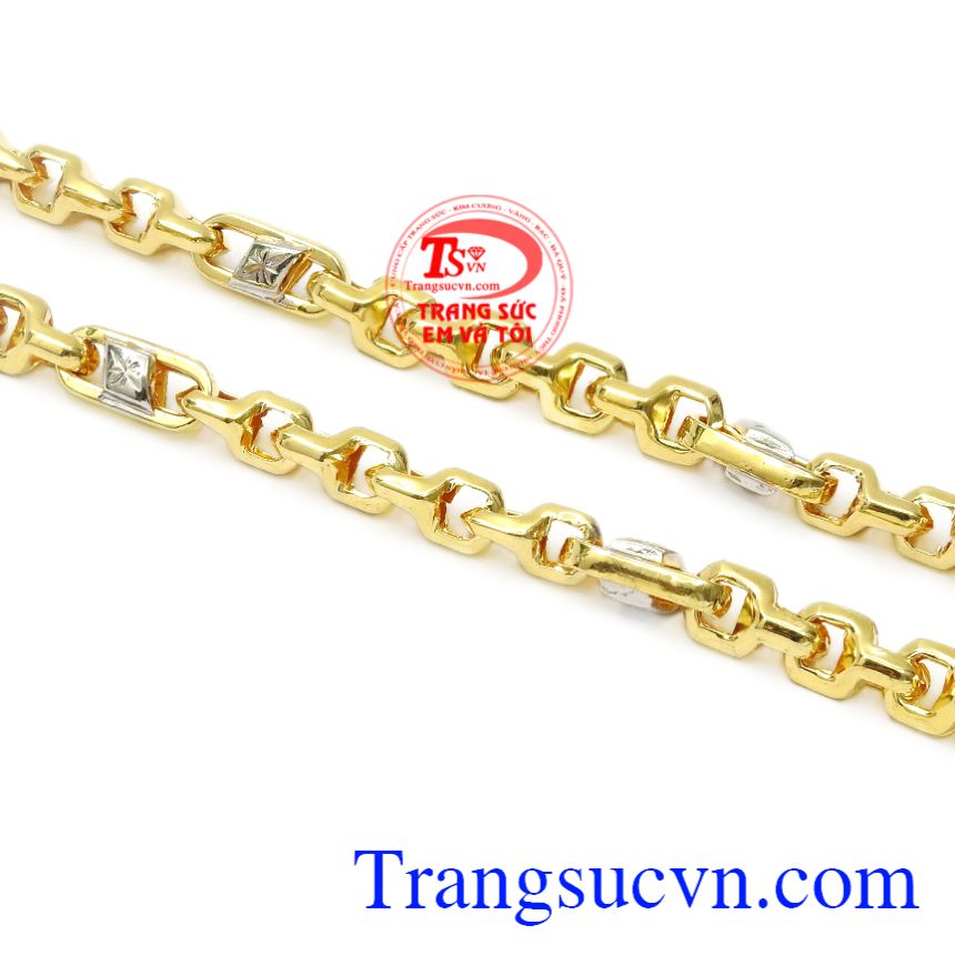 Dây chuyền vàng nam phong độ, Dây chuyền nam vàng tây