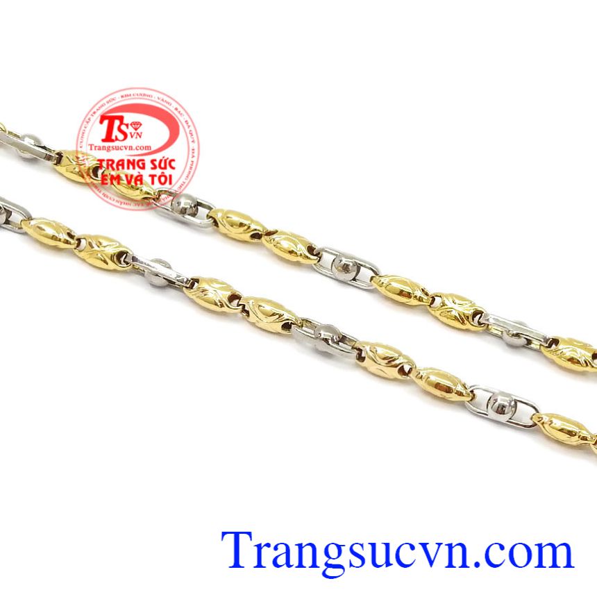 Dây chuyền vàng quý ông đẳng cấp, Dây vàng ý 18k nam Dây chuyền vàng quý ông đẳng cấp, Dây vàng ý 18k nam