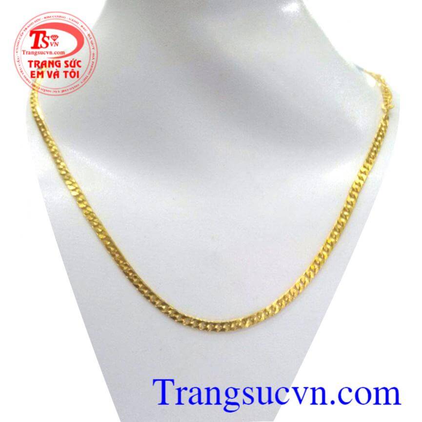 Dây chuyền vàng tây 10k nam, Dây chuyền nam vàng tây