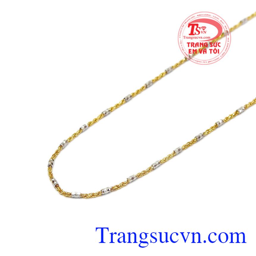 day chuyen y 18k kieu dep, D&acirc;y chuyền &yacute; 18k kiểu đẹp