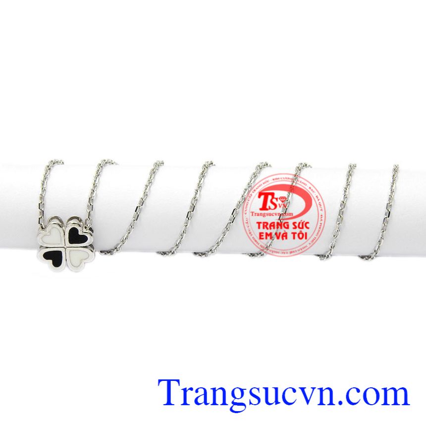 Dây liền vàng trắng cỏ bốn lá, Dây chuyền vàng nữ