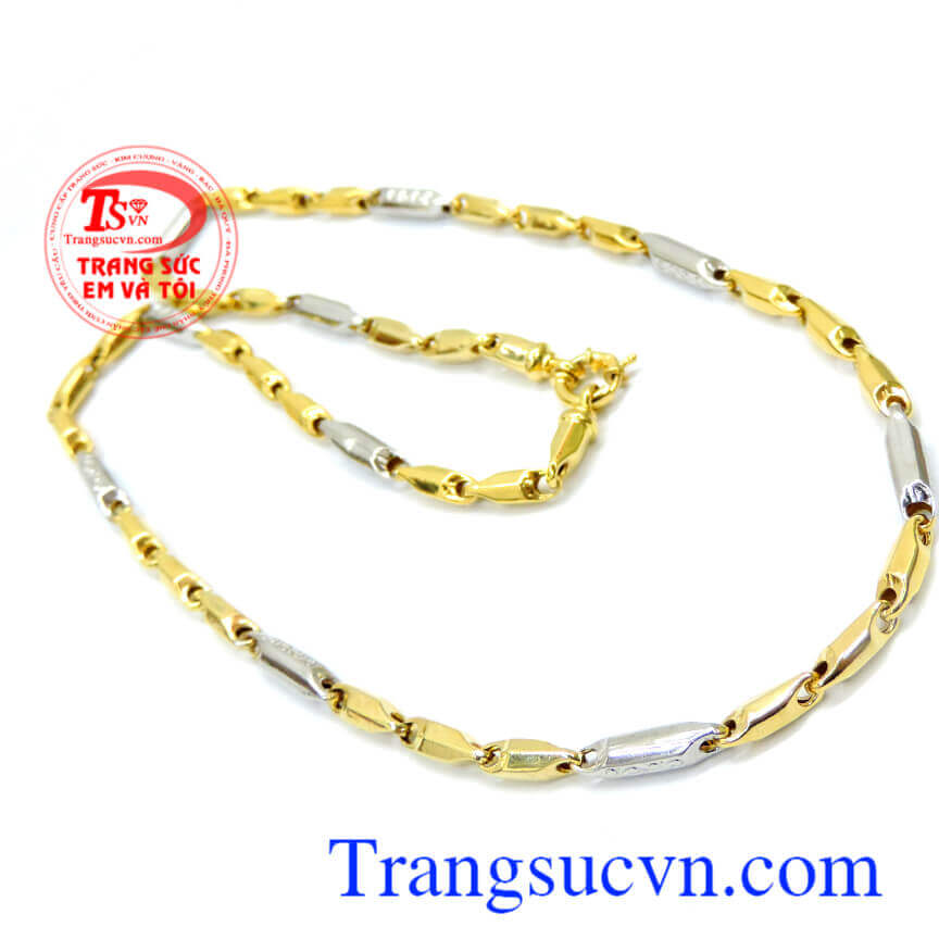 Dây vàng đeo phong cách, Dây chuyền nam vàng tây Dây vàng đeo phong cách, Dây chuyền nam vàng tây