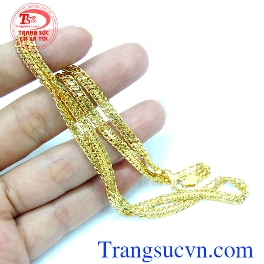 Dây vàng tình yêu kết nối, Dây chuyền nữ Dây vàng tình yêu kết nối, Dây chuyền nữ