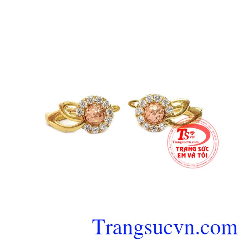 Hoa tai chất lượng v&agrave;ng 10k, hoa tai v&agrave;ng t&acirc;y