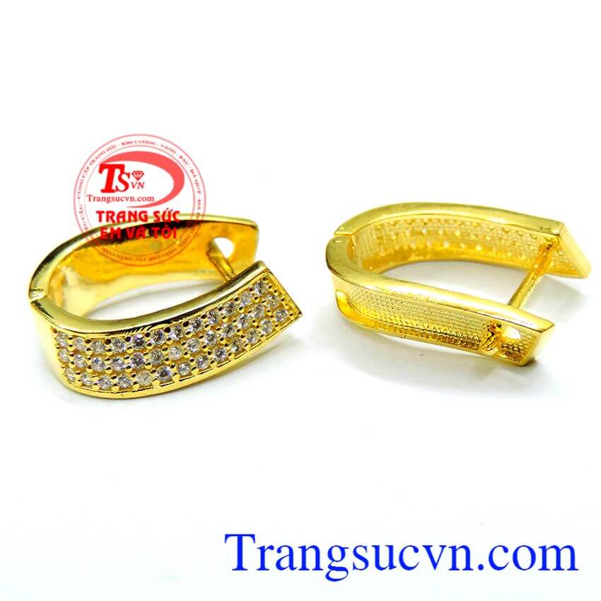 Hoa tai khuyên đẹp, Hoa tai vàng tây Hoa tai khuyên đẹp, Hoa tai vàng tây