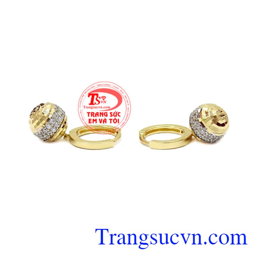 Hoa tai nữ xinh xắn, Hoa tai vàng tây Hoa tai nữ xinh xắn, Hoa tai vàng tây