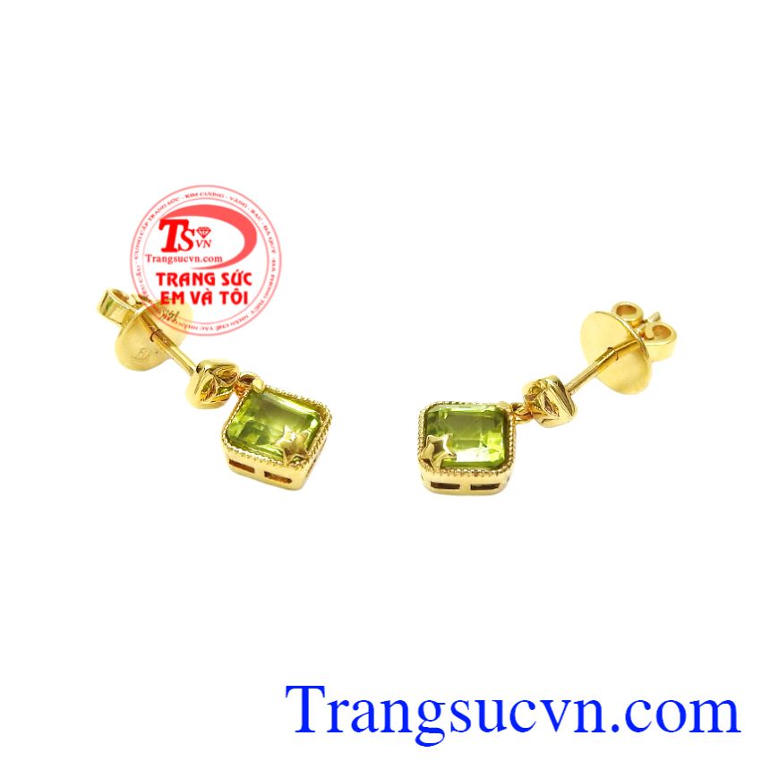 Hoa tai Peridot duyên dáng, Hoa tai peridot Hoa tai Peridot duyên dáng, Hoa tai peridot