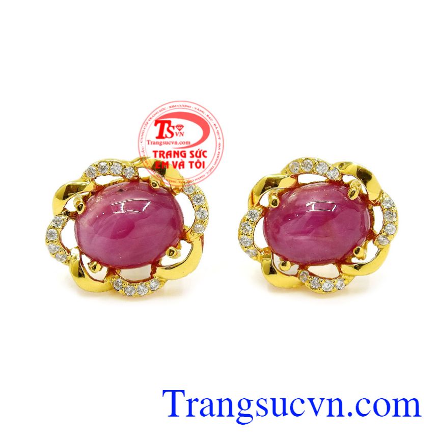Hoa tai Ruby sao tinh tế, Hoa tai Ruby