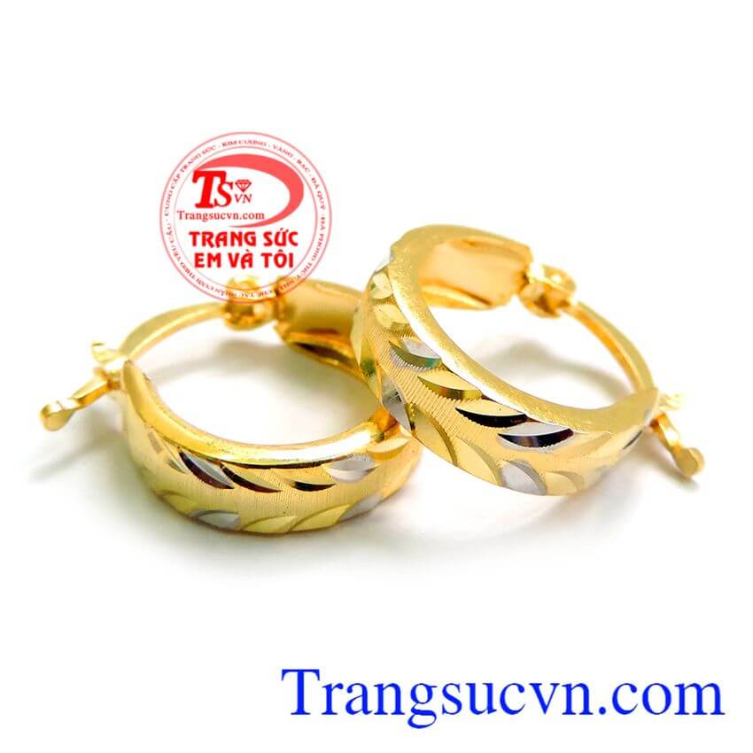 Hoa tai tặng Bà, Hoa tai vàng tây