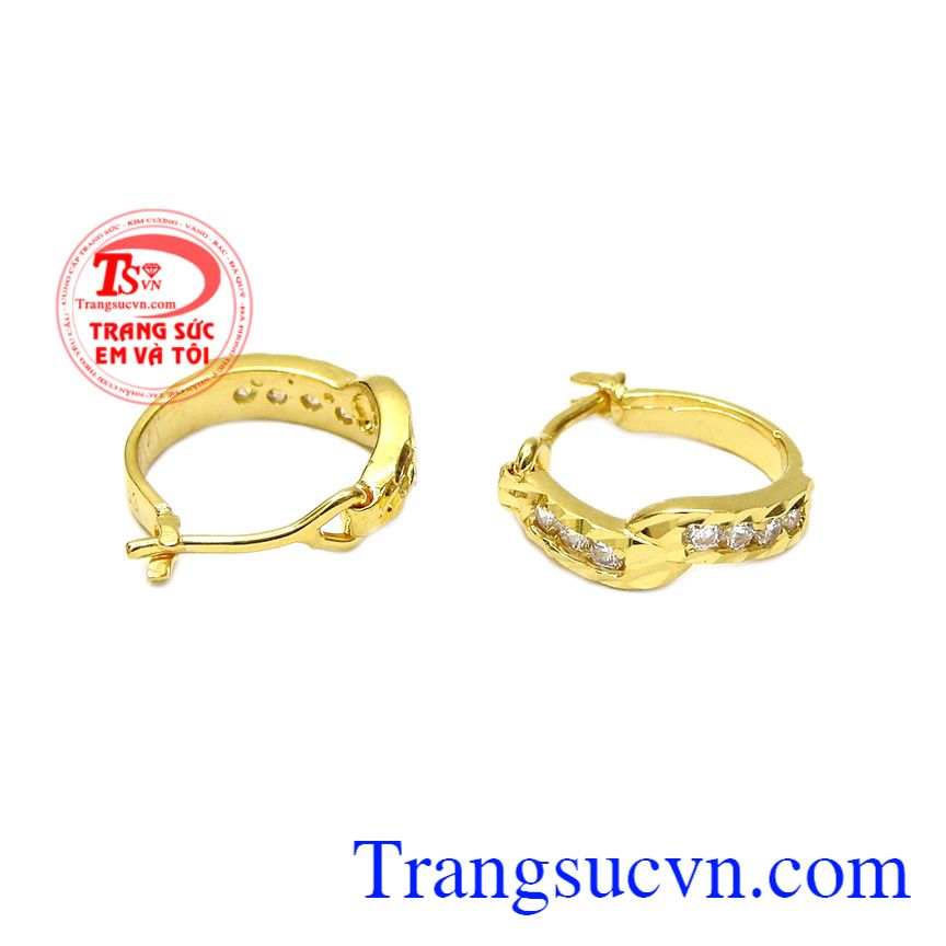 Hoa tai vàng cách điệu, Hoa tai vàng tây