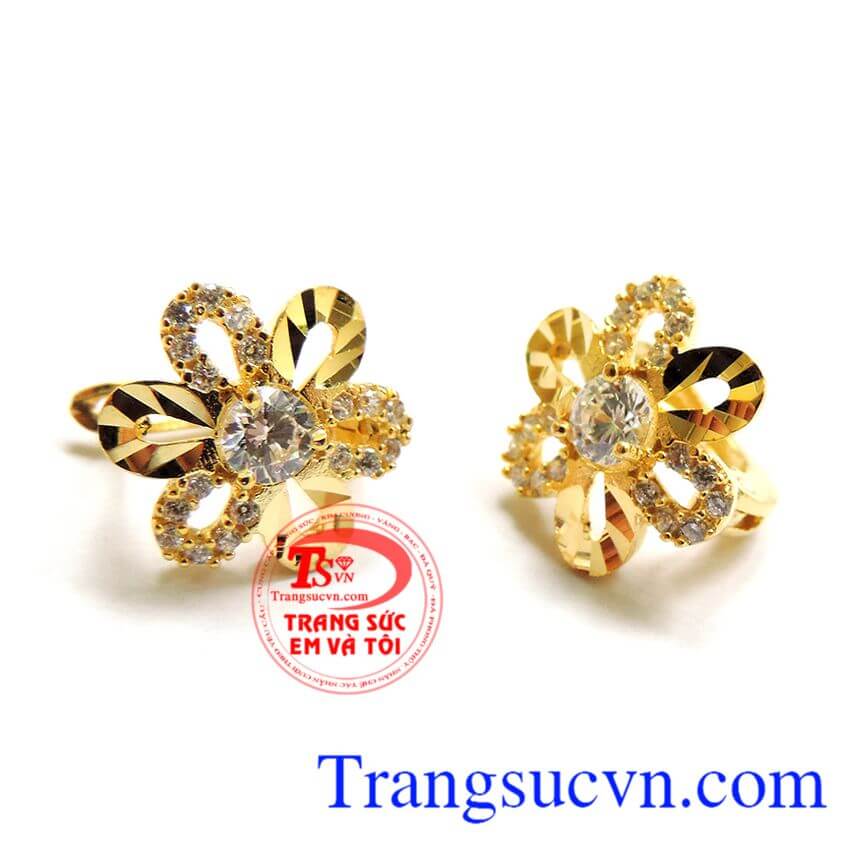 Hoa tai vàng nữ giới, Hoa tai vàng tây Hoa tai vàng nữ giới, Hoa tai vàng tây