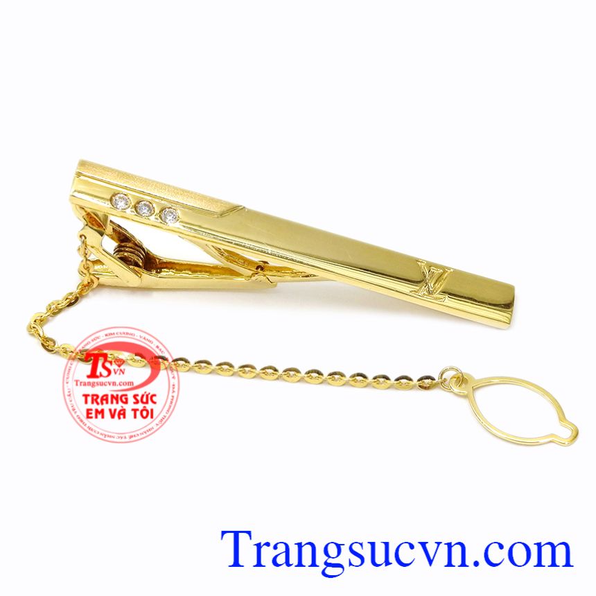 Kẹp caravat vàng tinh tế, Kẹp caravat vàng Kẹp caravat vàng tinh tế, Kẹp caravat vàng