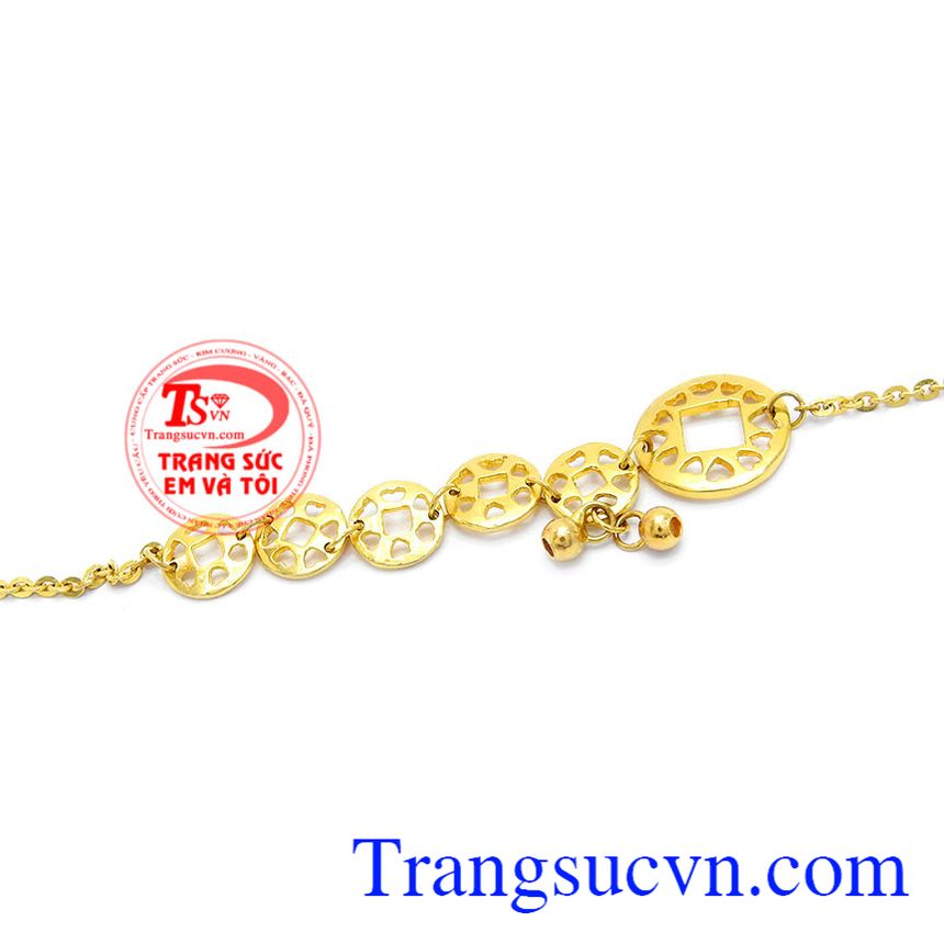 Lắc chân nữ phúc lộc, Lắc Chân Vàng Tây, Lắc chân vàng