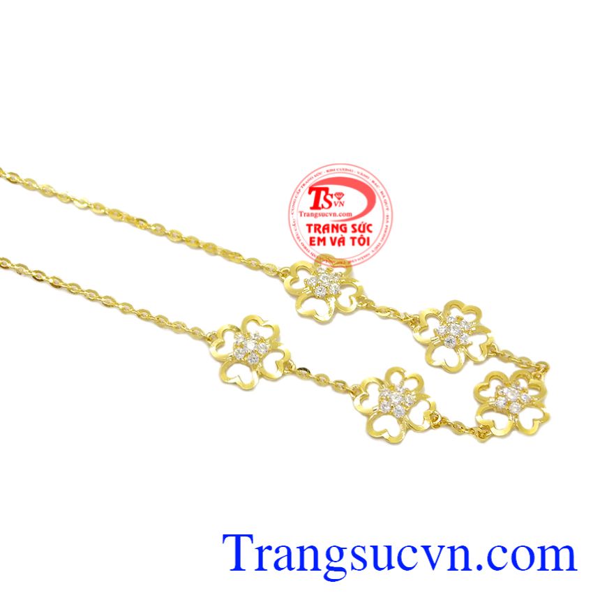 Lắc chân thời trang vàng 10k, Lắc chân vàng tây