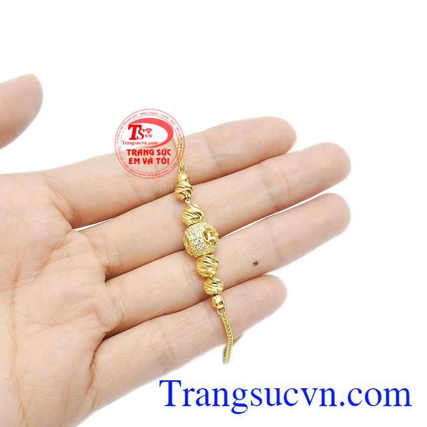 Lắc tay nữ 10k thanh lịch,Lắc tay v&agrave;ng,Lắc tay nữ v&agrave;ng