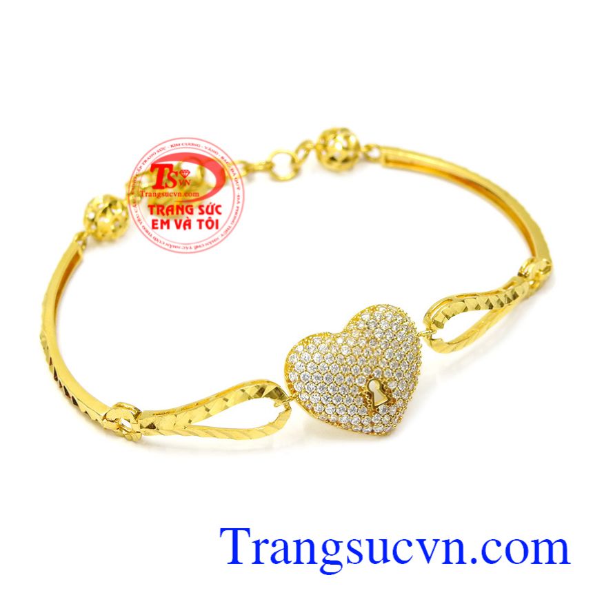 Lắc tay nữ trái tim thủy chung, Lắc tay vàng Lắc tay nữ trái tim thủy chung, Lắc tay vàng