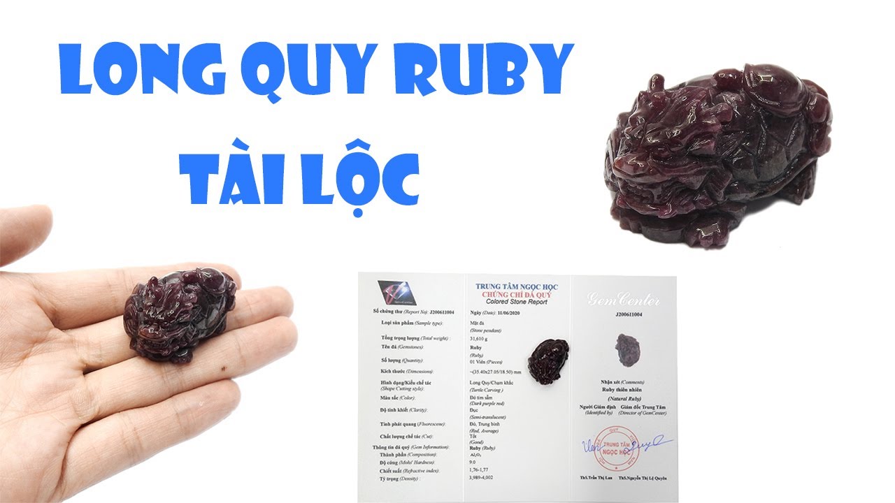 Long quy ruby tài lộc