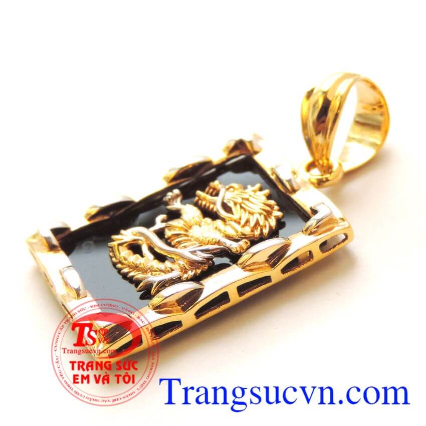 Mặt dây chữ nhật rồng, Mặt dây rồng