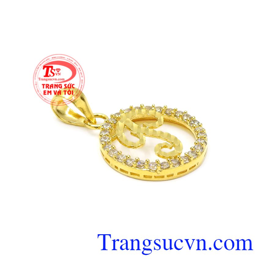 Mặt dây chữ P xinh xắn, Mặt dây chữ vàng Mặt dây chữ P xinh xắn, Mặt dây chữ vàng