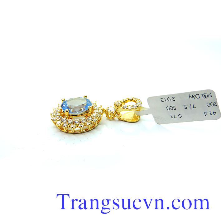 Mặt dây chuyền đá toapz thiên nhiên, Mặt dây chuyền Topaz Mặt dây chuyền đá toapz thiên nhiên, Mặt dây chuyền Topaz