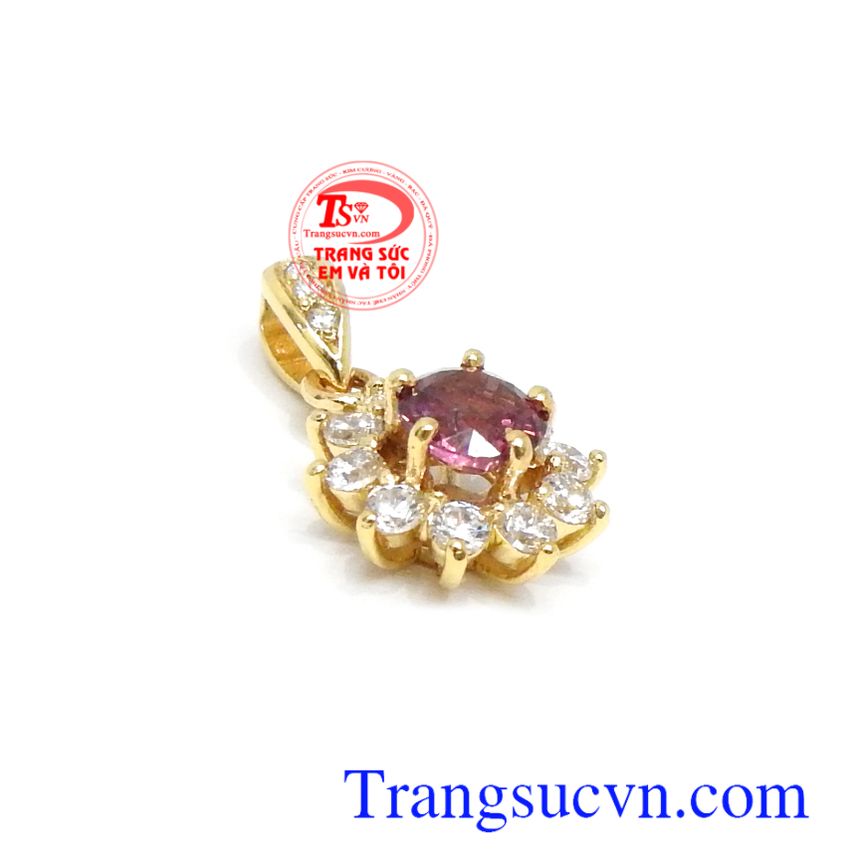 Mặt dây chuyền Granat thời trang, Mặt dây chuyền đá quý Mặt dây chuyền Granat thời trang, Mặt dây chuyền đá quý