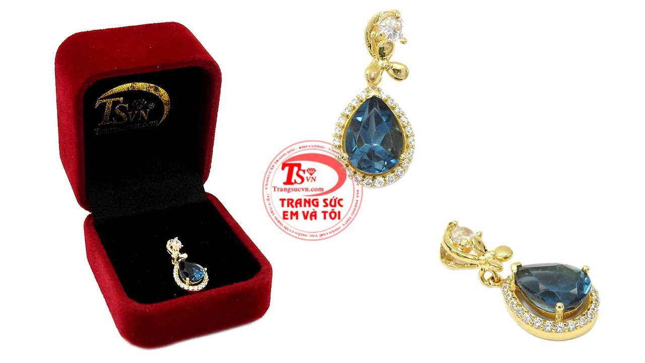 Mặt dây chuyền topaz, Mặt dây nữ Mặt dây chuyền topaz, Mặt dây nữ