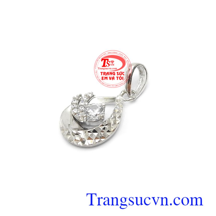 Mặt dây chuyền vàng trắng dễ thương, Mặt dây chuyền vàng Mặt dây chuyền vàng trắng dễ thương, Mặt dây chuyền vàng